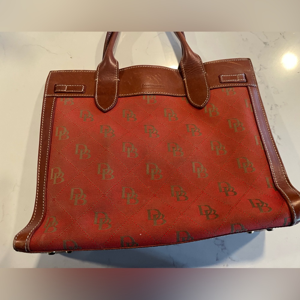Dooney & Bourke Alto Italy Tassel Tote Satchel Purse Bag - Picture 6 of 9